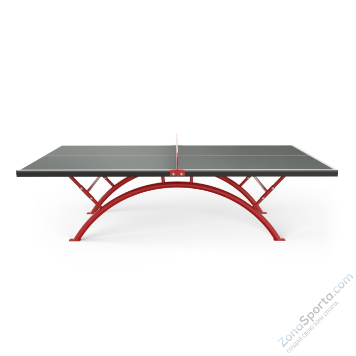 Антивандальный теннисный стол Unix Line 14 mm SMC (Grey/Red)
