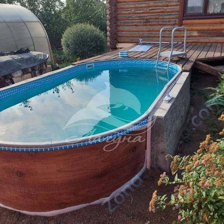 Бассейн Лагуна ТМ248 овальный вкапываемый 6,4 х 3,05 х 1,25 м