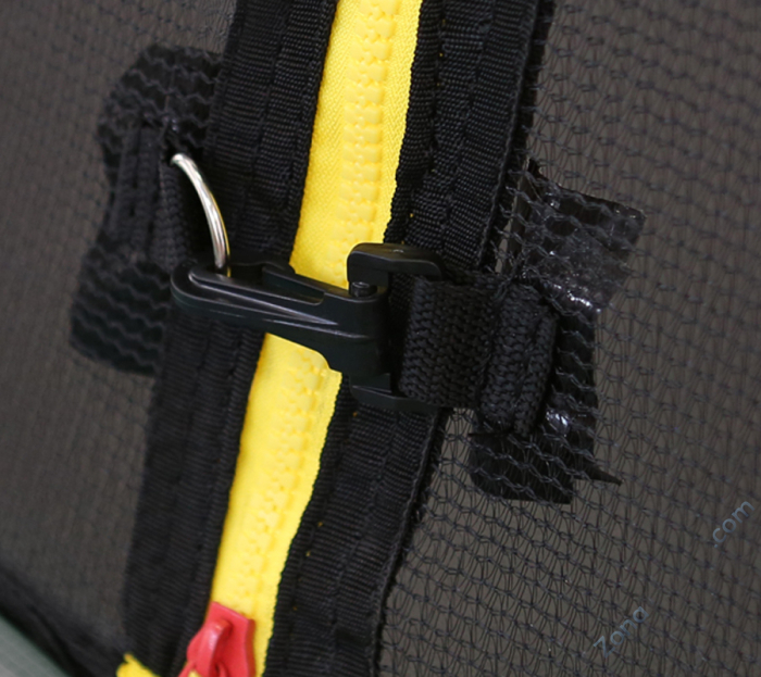 Батут Arland 14FT с внутренней страховочной сеткой и лестницей (Dark green)