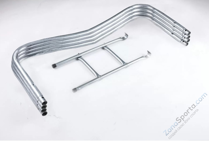 Батут Atlas Sport 435 см (14ft) Pro (усиленные опоры) Blue