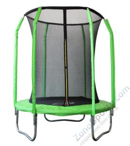 Батут Sport Elite 6FT 1,83 м с защитной сеткой (внутрь) (GB30201-6FT) салатовый