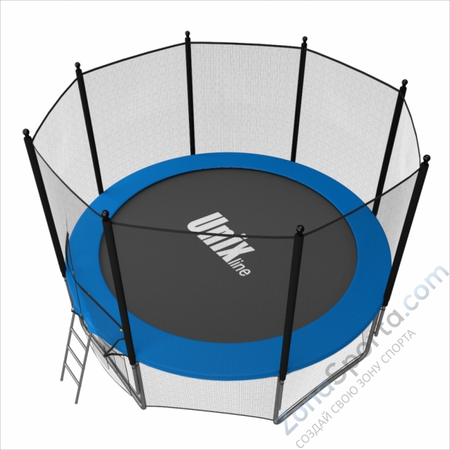 Батут Unix line 8 ft outside (Blue)