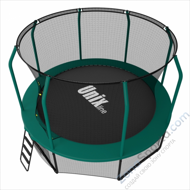 Батут Unix line 8 ft Supreme (Green)