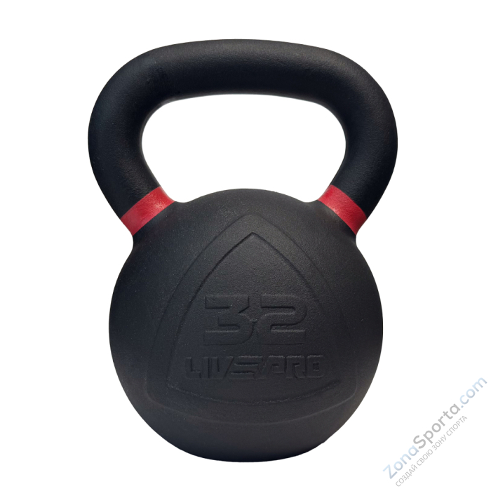 Чугунная гиря Livepro Kettlebell 32 кг