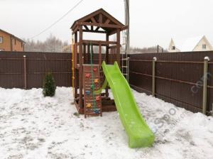 Деревянная детская площадка для дачи Igragrad Панда Фани Tower