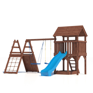 Детская площадка CustWood Scout SC8+ с большой деревянной крышей
