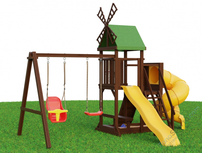 Детская площадка Мельница с трубой 1