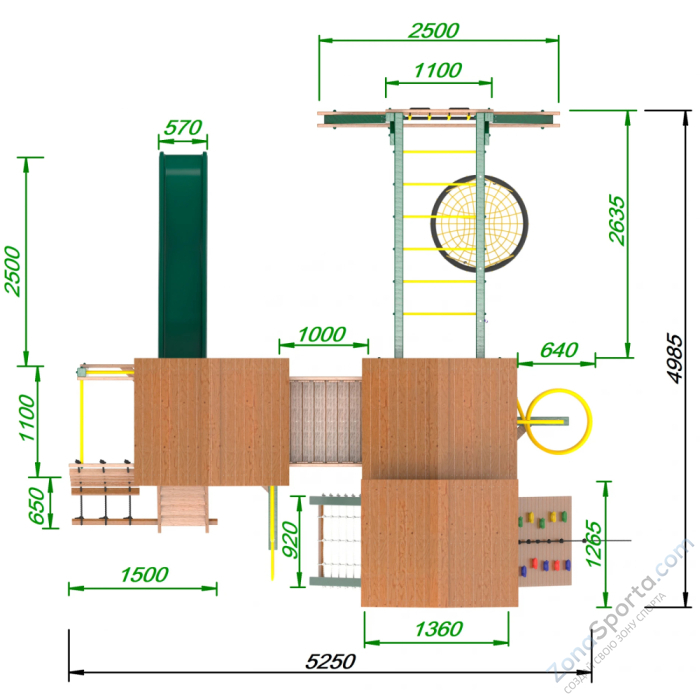 Детская площадка Пикник Форест Д Стэйдж 2