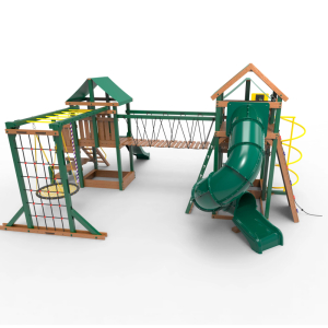 Детская площадка Пикник Форест Стэйдж К с винтовой трубой