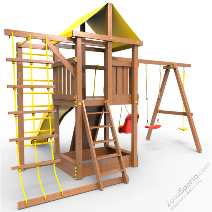 Детская площадка Пикник Оптимус с турником и шведской стенкой