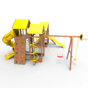 Детская площадка Пикник Оптимус Стэйдж К с винтовой трубой