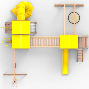 Детская площадка Пикник Оптимус Стэйдж К с винтовой трубой