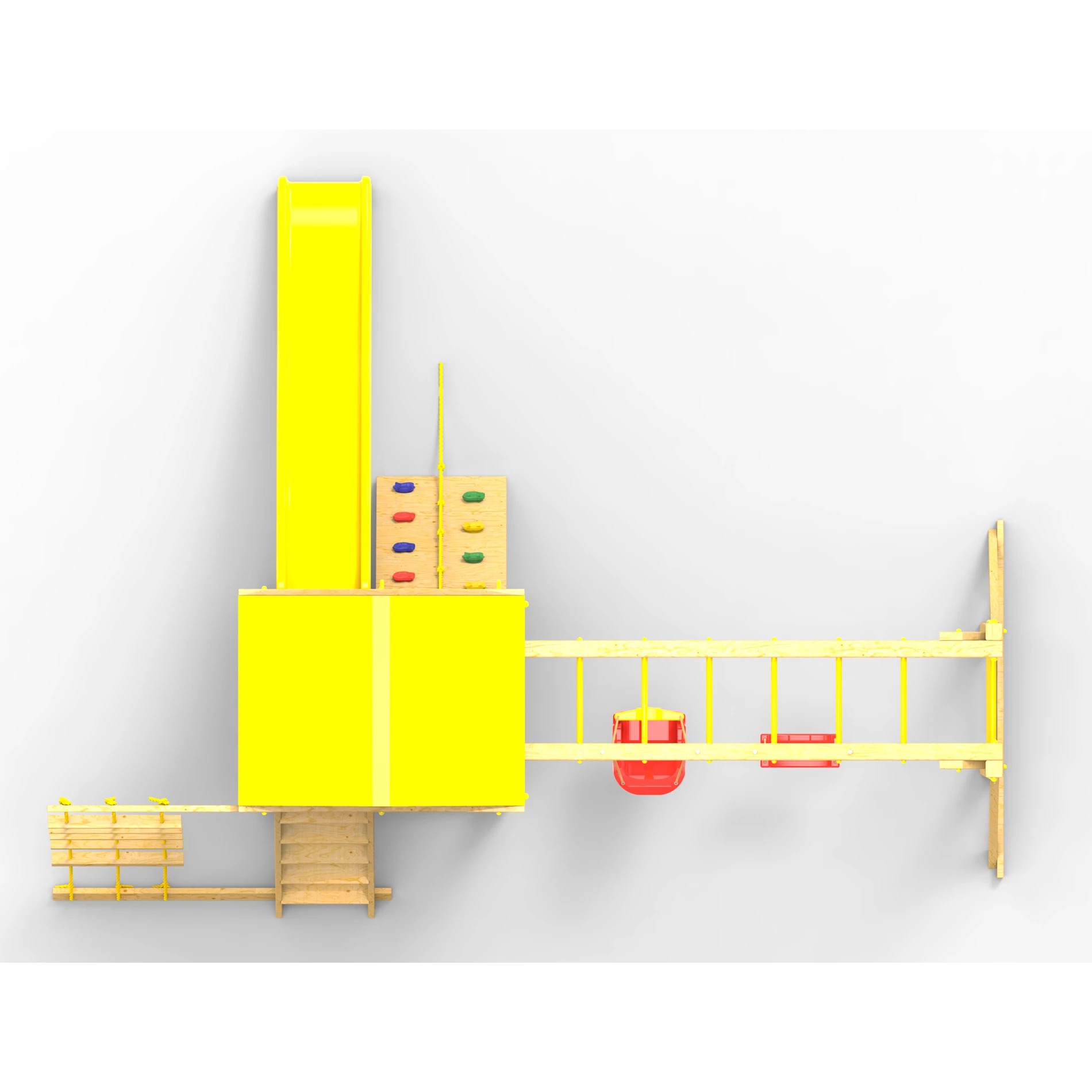 Детская площадка ПикНик Стандарт Д с рукоходом