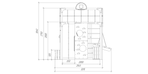 Детская площадка Савушка Куб-1 (Серый) с подушками
