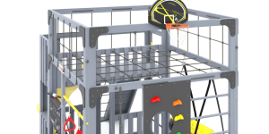 Детская площадка Савушка Куб-3 (Серый)