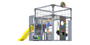 Детская площадка Савушка Куб-3 (Серый)