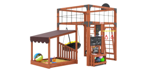 Детская площадка Савушка Куб-4 (Махагон)