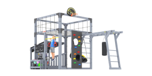 Детская площадка Савушка Куб-4 (Серый)