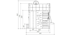 Детская площадка Савушка Куб-4 (Серый)