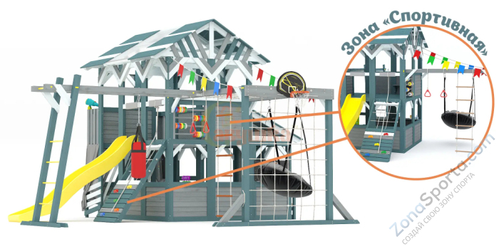 Детский игровой комплекс Савушка PlayHouse-4