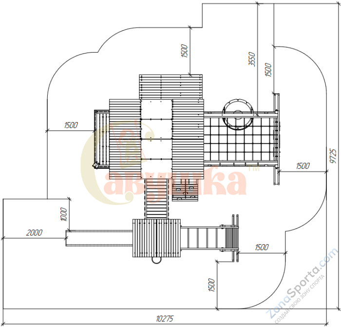 Детский игровой комплекс Савушка PlayHouse-5