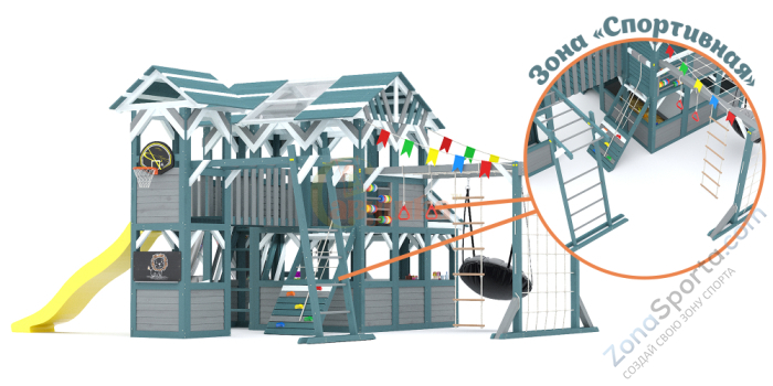 Детский игровой комплекс Савушка PlayHouse-5