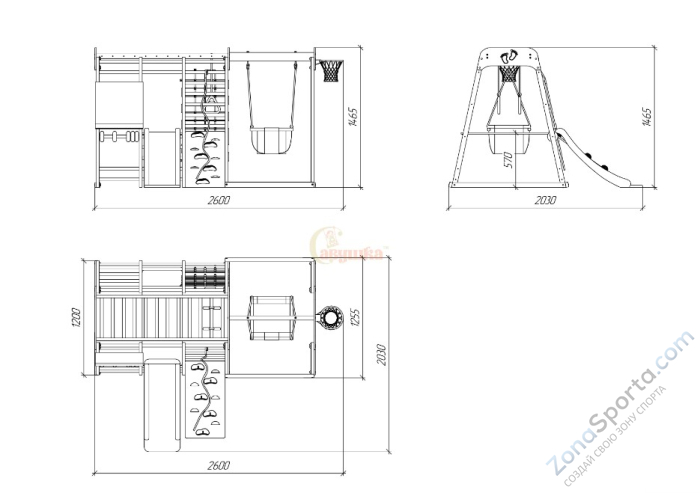 Детский комплекс Савушка Непоседа 8 shiitake