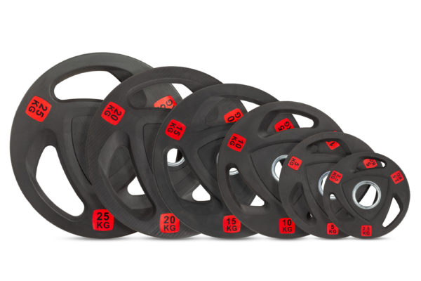 Диск 51 мм. обрезиненный с 3-мя хватами 15 кг VictoryFit VF-ST51150