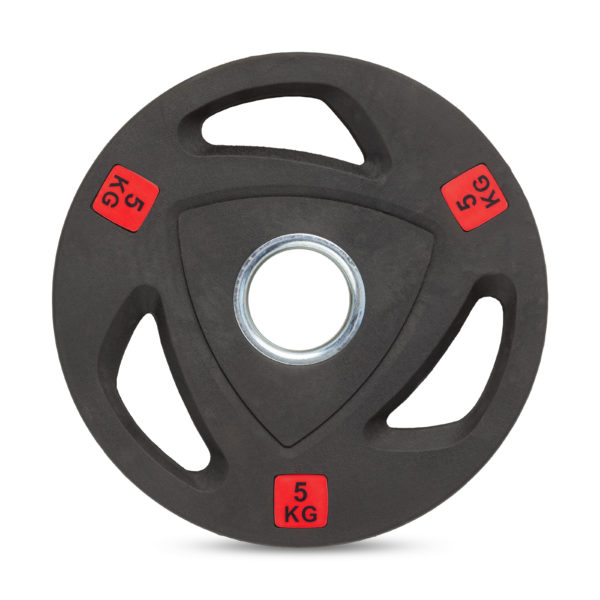 Диск 51 мм. обрезиненный с 3-мя хватами 5 кг VictoryFit VF-ST51050