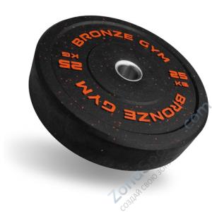 Диск бамперный Bronze Gym BG-BMP-25 25 кг