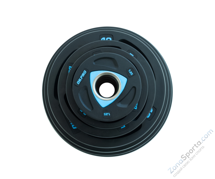Диск олимпийский полиуретановый OKPRO OK2037-125 1,25 кг