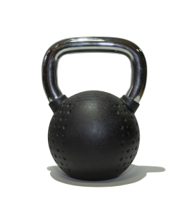 Гиря 16 кг с хромированной ручкой полиуретановая (CPU) Original FitTools