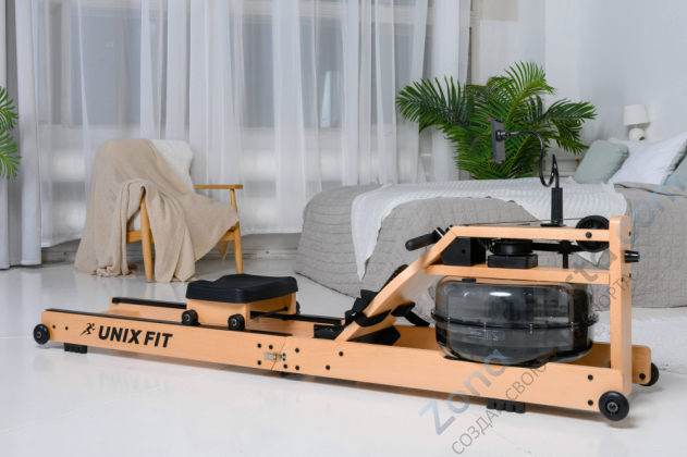 Гребной тренажер Unix Fit Wood Rower Light