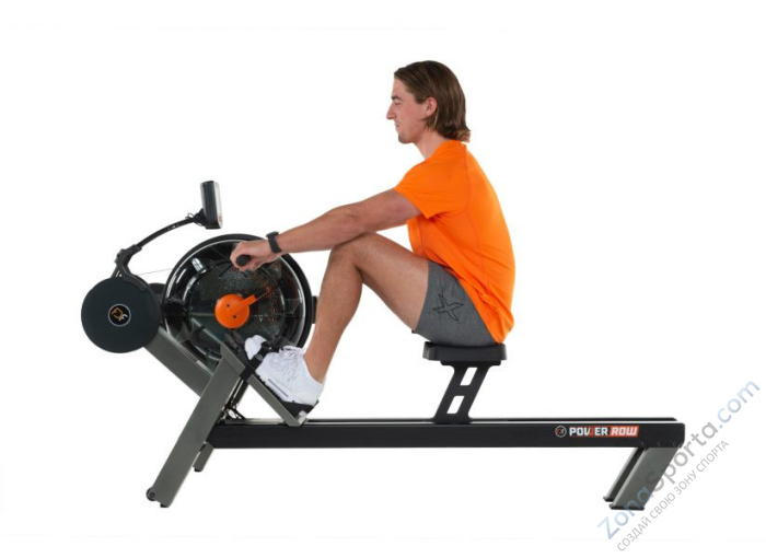 Гребной тренажер FluidPowerROW Grey
