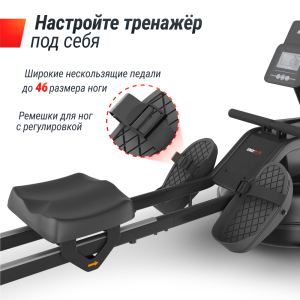 Гребной тренажер Unix Fit Water Rower 340