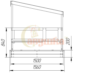 Игровой комплекс Песочный дворик Савушка-1