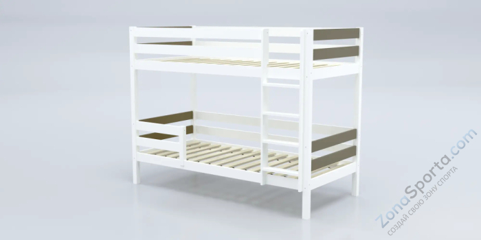 Кровать детская двухъярусная Савушка-01 90х180 Shiitake (бежевый)