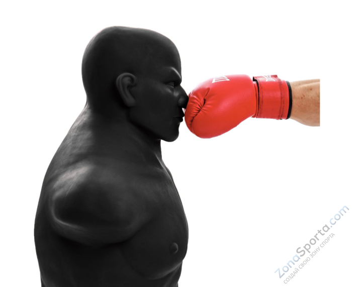 Манекен DFC Boxing Punching Man-Heavy c регулировкой высоты TLS-AB (черный)
