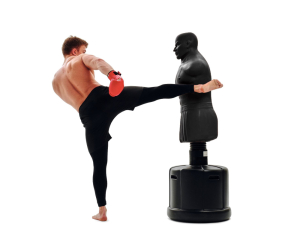 Манекен DFC Boxing Punching Man-Heavy c регулировкой высоты TLS-AB (черный)