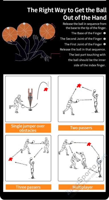 Машина для передачи баскетбольных мячей с дисплеем K2100A