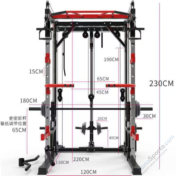 Машина Смита мультифункциональная VictoryFit VF-С6002