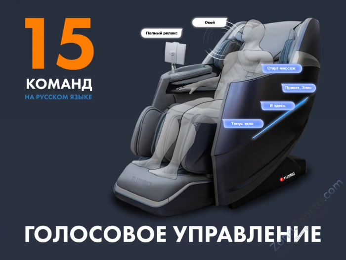Массажное кресло Fujimo Combat 4D Серый