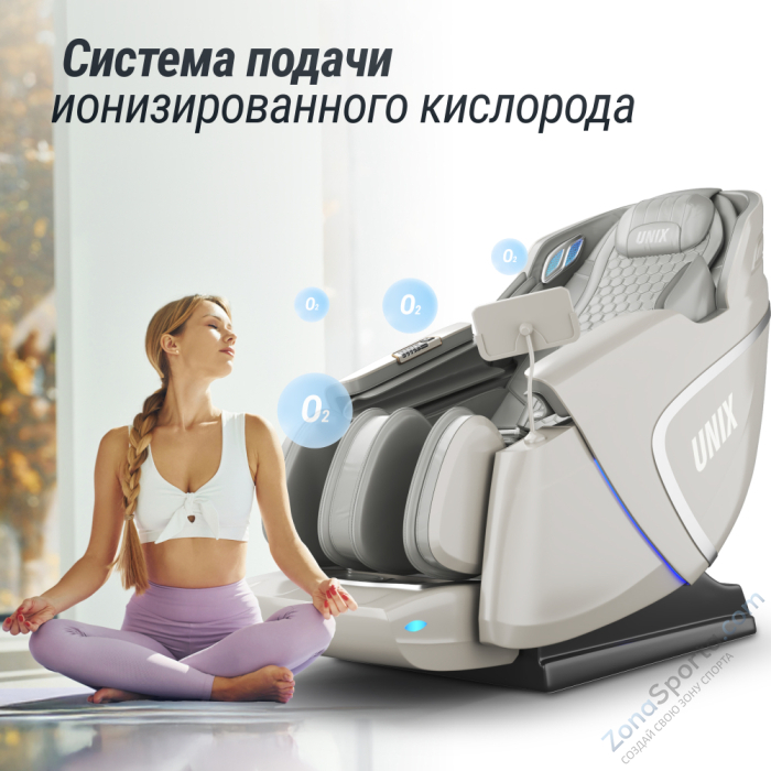 Массажное кресло Unix Aura Grey