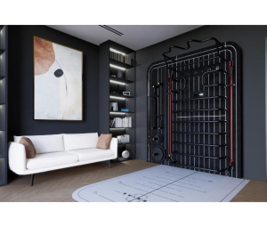 Многофункциональный комплекс с элементами отделки частных яхт и местом для хранения инвентаря Шведская стенка Desire REGATTA BLACK RACK