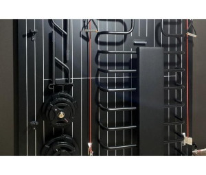 Многофункциональный комплекс с элементами отделки частных яхт и местом для хранения инвентаря Шведская стенка Desire REGATTA BLACK RACK