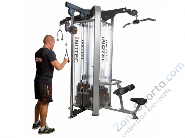 Тренажер 4-х сторонний силовой комплекс с защитными кожухами Inotec