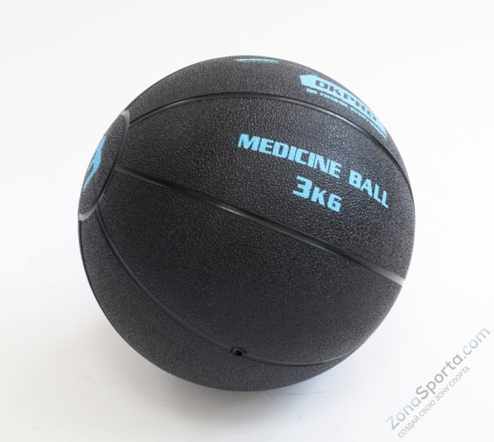Мяч медицинский 3 кг обрезиненный OKPRO