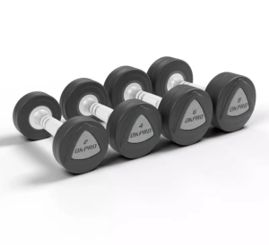 Набор полиуретановых гантелей от 12 до 30 кг (шаг 2 кг) OKPRO OK1032B-12-30-G