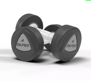 Набор полиуретановых гантелей от 32 до 40 кг (шаг 2 кг) OKPRO OK1032B-32-40-G