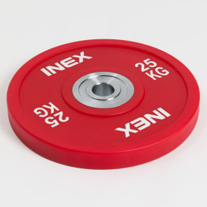 Олимпийский диск в уретане INEX PU Bumper Plate 25 кг